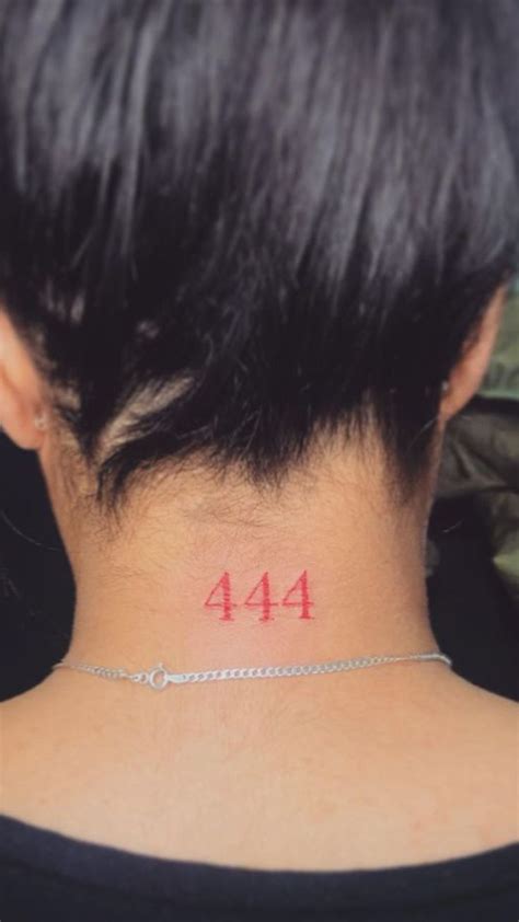 number 444 tattoo|The Meaning Behind the 444 Tattoo: Exploring。